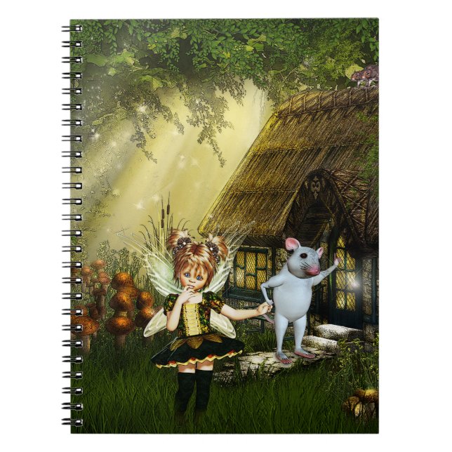 Twilight Fairy Haven Notizblock (Vorderseite)