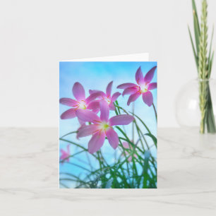 Twilight Fairy Lilies Note Card Karte