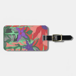 Twilight Floral Garden Gepäckträger Gepäckanhänger