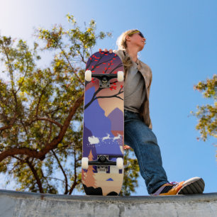 Twilight Forest Weihnachten Santa Schlitten Skateboard