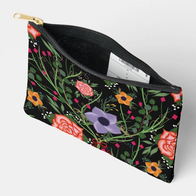 Twilight Garden Small Makeup Case Zubehörtasche (Offen)