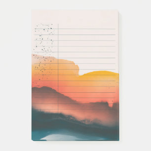 Twilight Gradient: Tinte & Sky Post-it Klebezettel