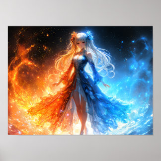 Twilight Harmony Enchantress Girl Poster