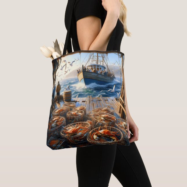 Twilight Harvest Fischer sammeln Krebse Tasche (Von Nahem)