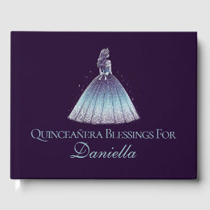 Twilight Lila Quinceañera Gästebuch