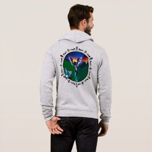 Twilight Magical Crystal Elegant Amethyst Dragon Hoodie