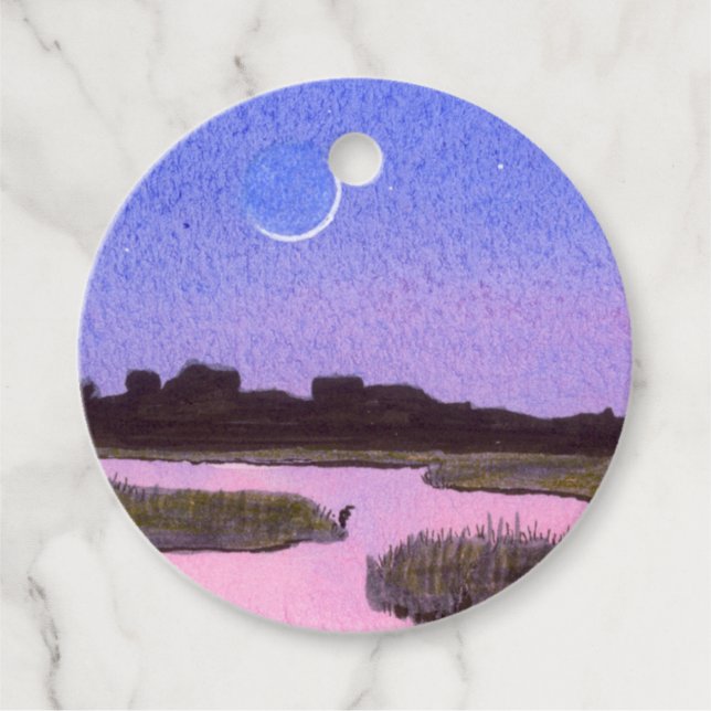 Twilight Marsh Geschenkanhänger (Vorderseite)