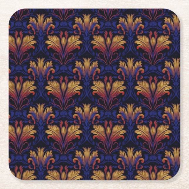 Twilight Opulence Rechteckiger Pappuntersetzer (Vorderseite)