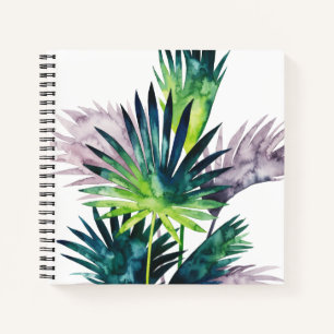 Twilight Palms - Palm Fronds Notizbuch