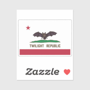 Twilight Republic Flag Aufkleber