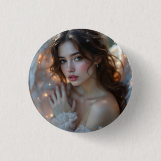 Twilight Seraph - Glühender Engel aus Abend Light Button