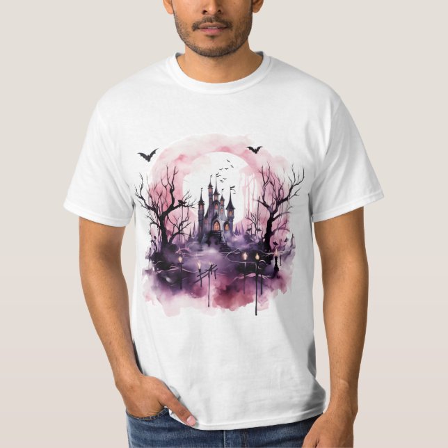 Twilight Spuk House Art T-Shirt (Vorderseite)