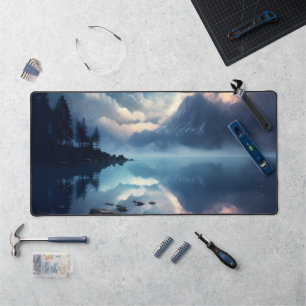 Twilight Starry Lake Mirror Symphonie céleste