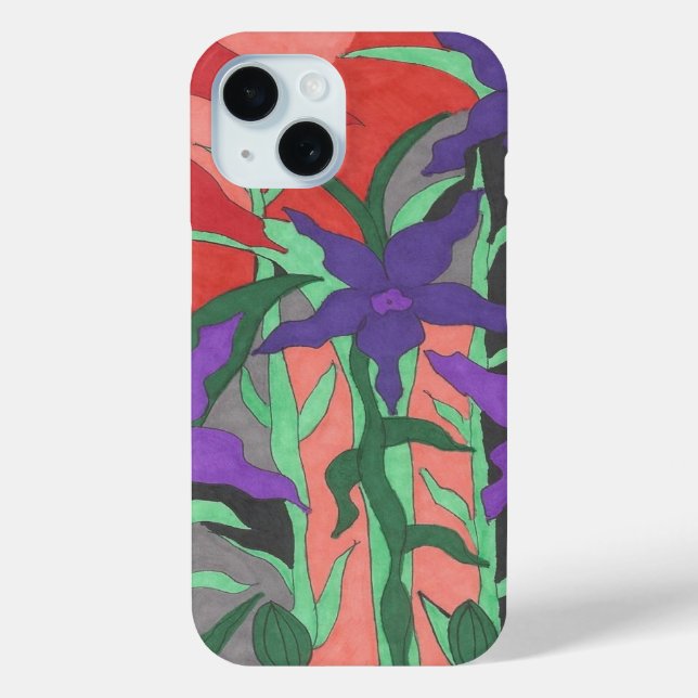 Twilight Sun Garden Floral Case-Mate iPhone Hülle (Rückseite)