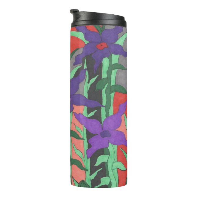 Twilight Sun Garden Floral  Thermosbecher (Nach rechts gedreht)