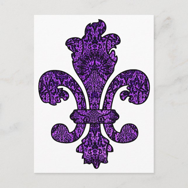 Twilight Violet Goth Postkarte (Vorderseite)