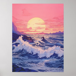 Twilight Waves Poster