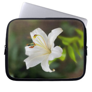 Twilight Weiße Lilie Laptopschutzhülle