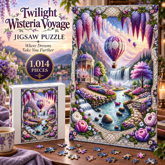 Twilight Wisteria Voyage 1.014-Teile-Puzzle