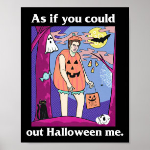 Twillight Spooky Jahreszeit, als ob Sie die Schwel Poster