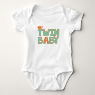 Twin Baby "A Baby Bodysuit" Baby Strampler