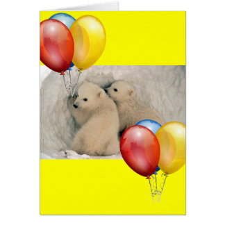 TWIN BABY POLAR BEARS