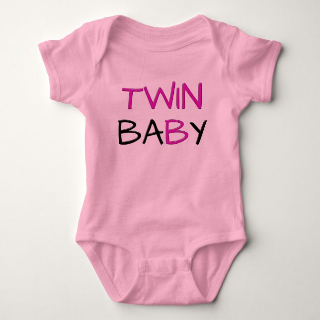 Twin baBy - rosa Pullover (Vorderseite)