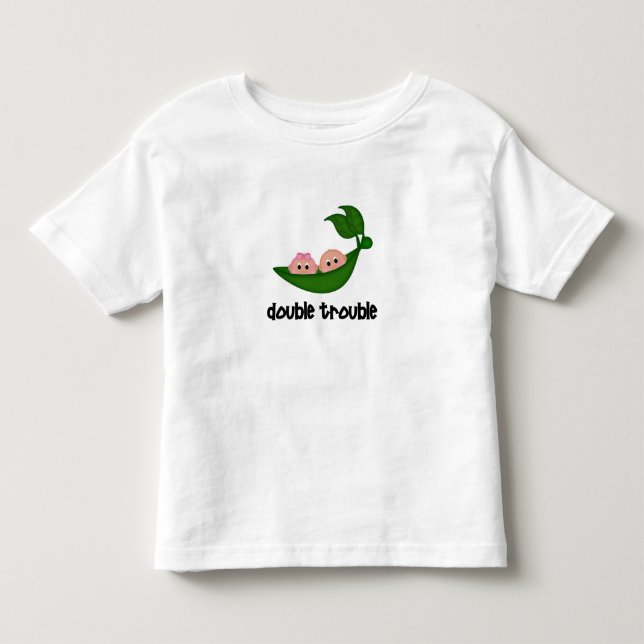 Twin Boy/Girl Bekleidung Kleinkind T-shirt (Vorderseite)