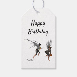 Twin Boy Rain Fee Geschenk Tag Geschenkanhänger