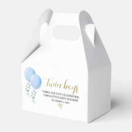 Twin Boys Baby Showbox Geschenkschachtel