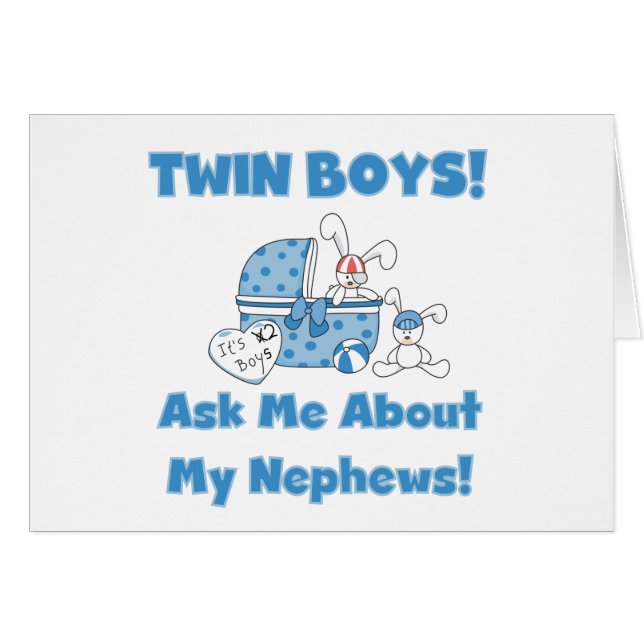 Twin Boys Fragte über meinen Nephew (Vorderseite (Horizontal))