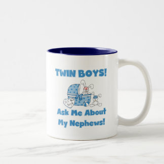 Twin Boys Fragte über meinen Nephew Zweifarbige Tasse