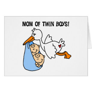 Twin Boys Maman-Stork Tshirts et cadeaux
