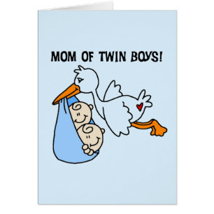 Twin Boys Maman-Stork Tshirts et cadeaux