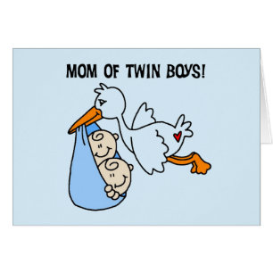 Twin Boys Maman-Stork Tshirts et cadeaux