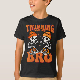 Twin Boys Twinning Halloween Beste Freundschaft Ma T-Shirt