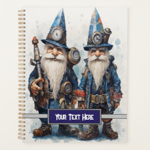 Twin Brothers Wizard gnomes Steampunk Planer