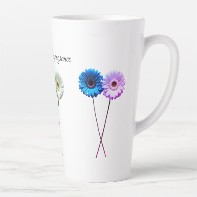 Twin Contrast Dual Bloom Balance in Bloom Two Side Milchtasse (Rechts)