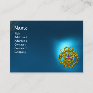 TWIN DRAGONS Blue Sapphire Visitenkarte