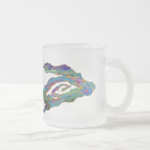 Twin Dragons Chasing The Sun - Surrealer Gemälde