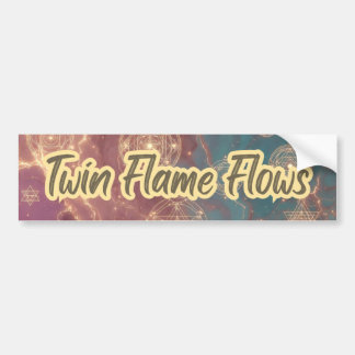 Twin Flame Flows Aufkleber Autoaufkleber