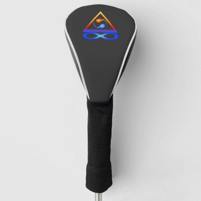 Twin Flame Symbol- Golf Headcover (Vorderseite)
