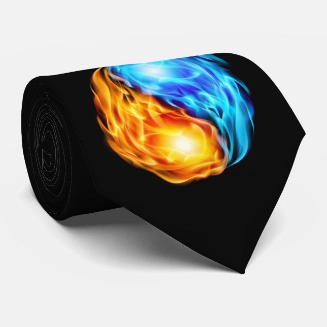 Twin Flames Krawatte (Gerollt)