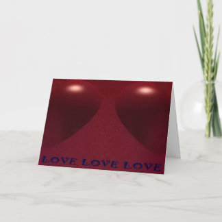 "Twin Hearts" Grußkarte von Zoltan Buday Karte