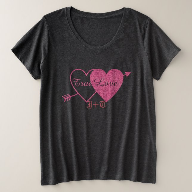 Twin Hearts with Arrow Saint-Valentin (Design devant)