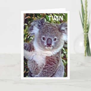 TWIN = "KOALA BIRTHDAY CARD FEIERT IHREN TAG! KARTE