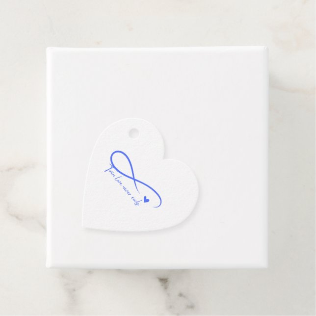 Twin Liebe Gift Tag Geschenkanhänger (Beispiel)