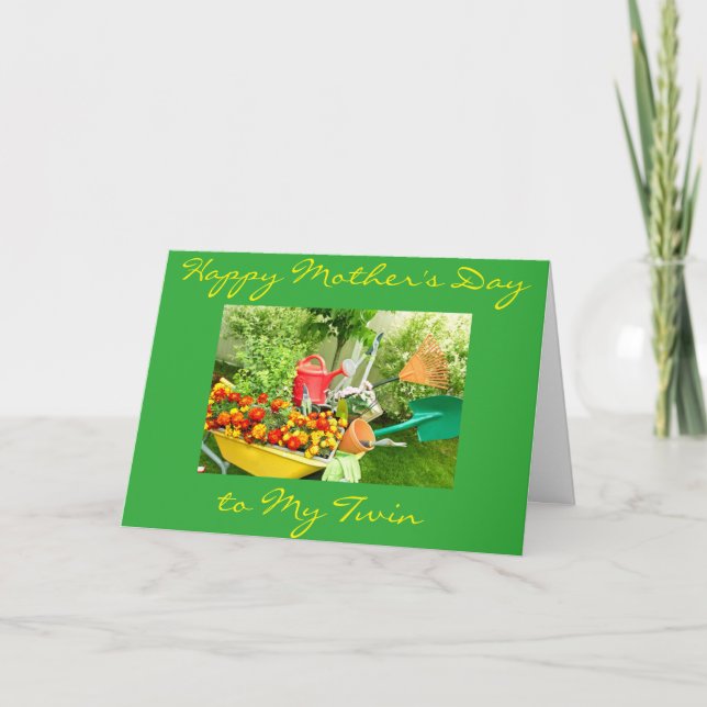 TWIN MUTTER DAY GARDENER'S LIGHT KARTE (Vorderseite)