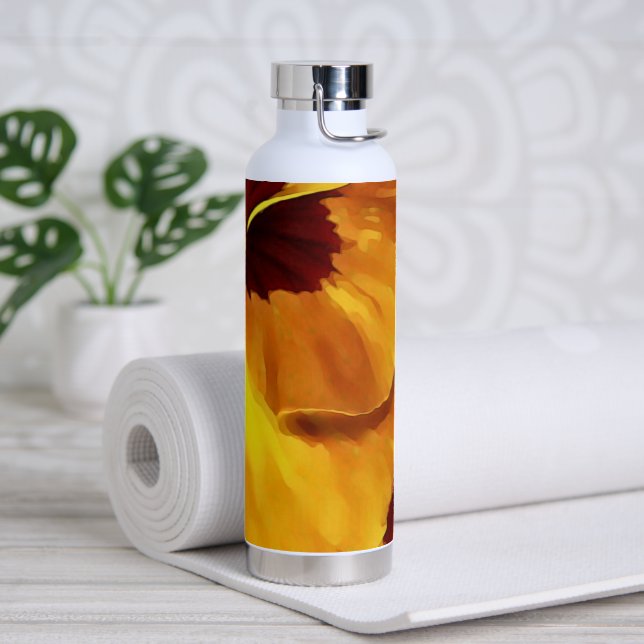Twin Pansy Trinkflasche (Yoga)