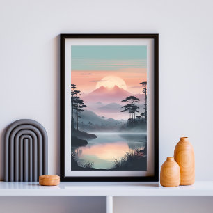 Twin Peaks unter der rosafarbenen Sonne Poster